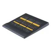 The grandMA2 fader wing resembles the grandMA2 consoles in regards to fader and button layout as well as its whole appearance and is therefore the perfect hardware addition. It features 15 motorized executor faders and 15 button executors. MA-link connectivity allows it to connect to any console of the grandMA2 series. Up to 4 grandMA2 fader wings can be connected to a console .