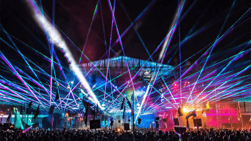 stage laser lighting