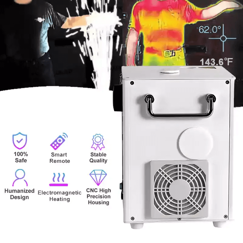 GRACE cold spark machine is safe to touch GRACE cold spark machine is safe to touch