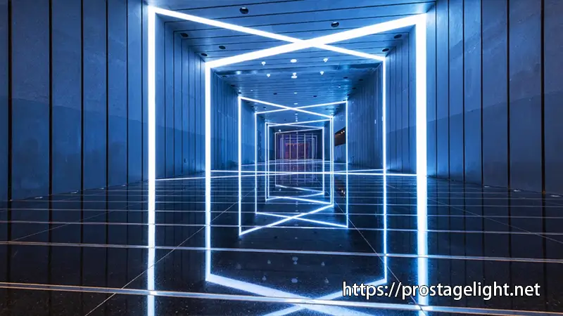 linear lights scene