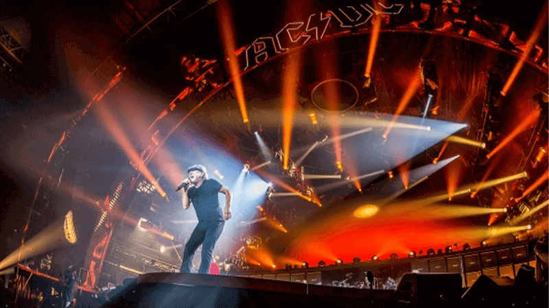 concert lighting stage