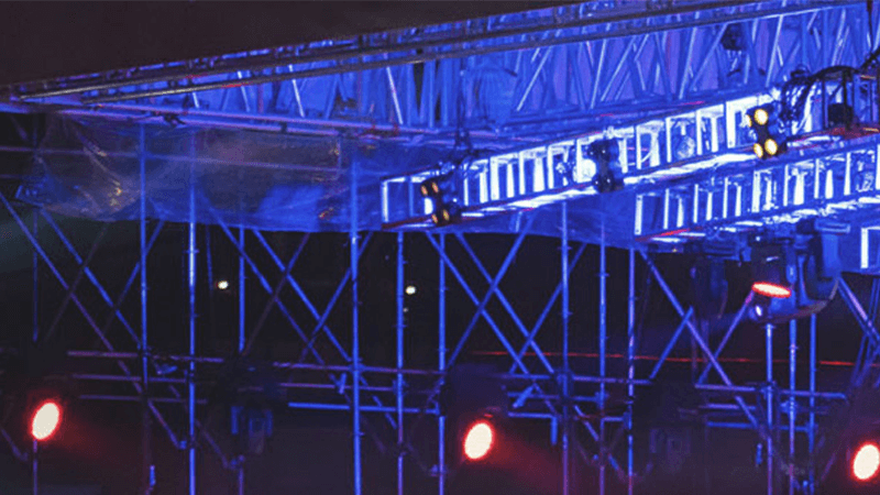 on stage lighting truss