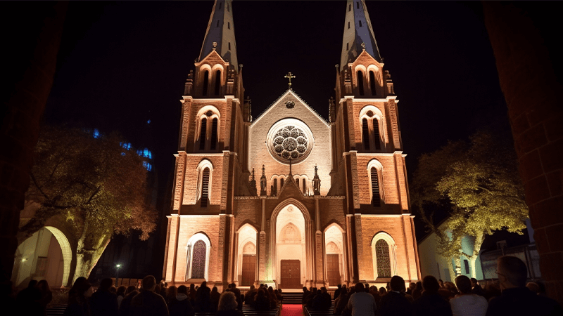 stage lighting for a small church