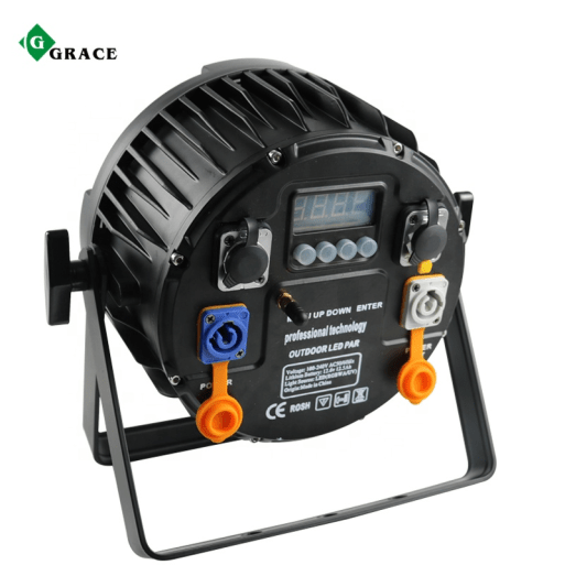 igracelite waterproof battery par light with led display