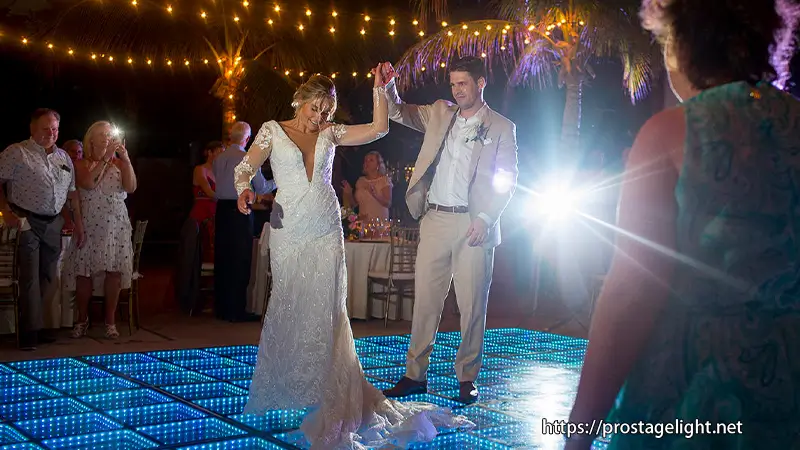 From I Do to Disco Ball Illuminating Your Wedding with an LED Dance Floor wedding_ (4)