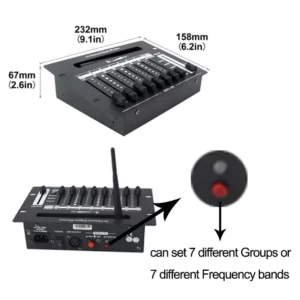24CH Wireless Mini DMX Controller