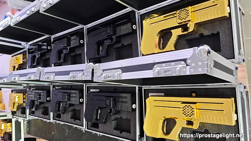 24pcs Handheld Cold Spark Gun real shot before shipment