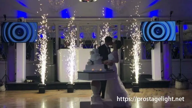 display screen wedding cold spark machine