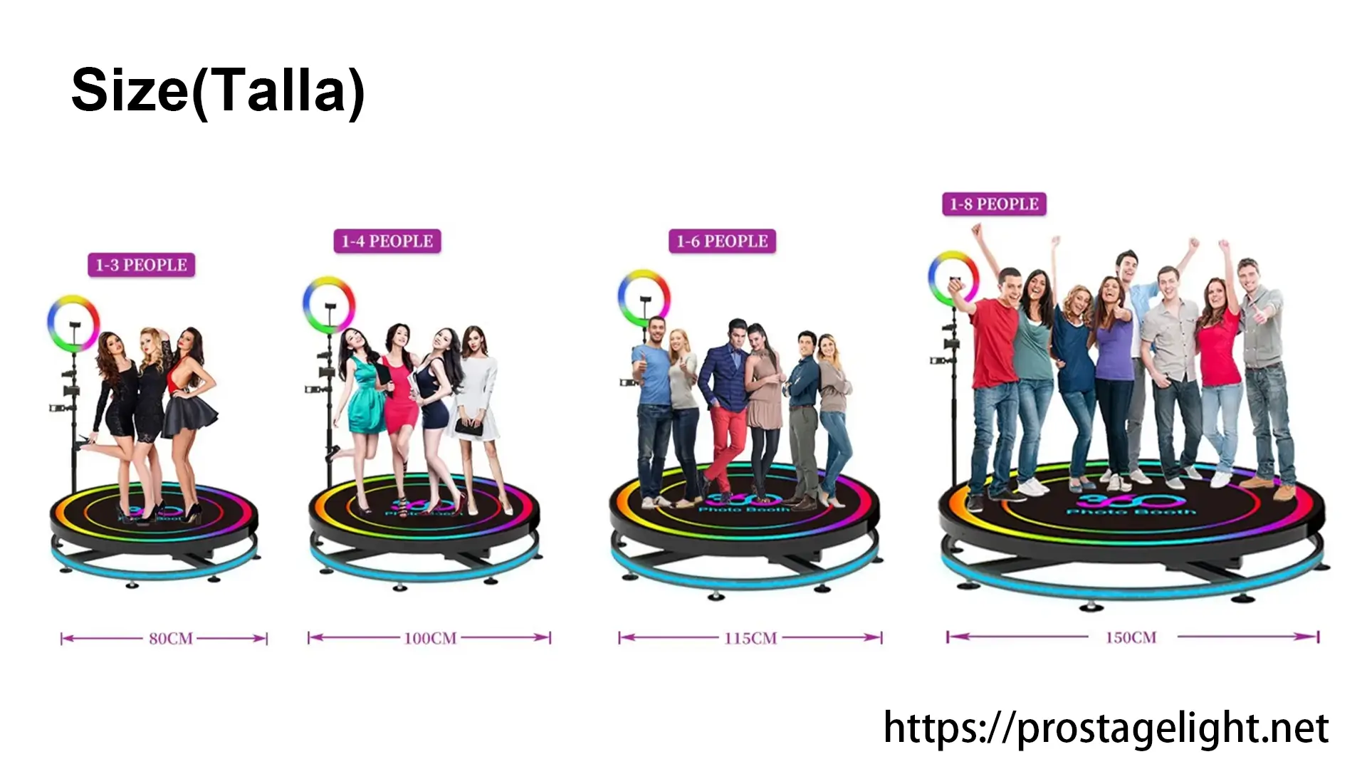 How many individuals can simultaneously stand in a 360 photo booth?