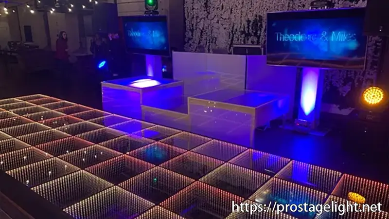 Magnet 3D Mirror LED Dance Floor (3)