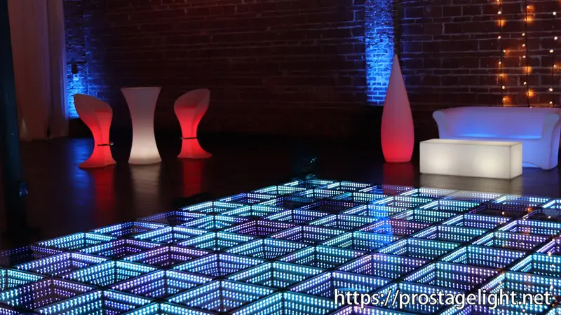 Magnet 3D Mirror LED Dance Floor (4)