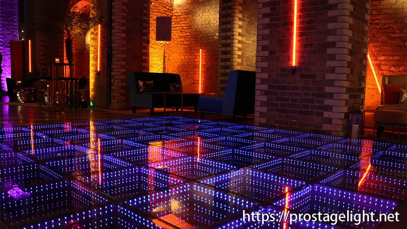 Magnet 3D Mirror LED Dance Floor (8)