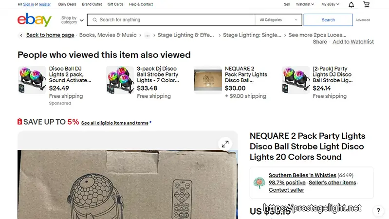 Nequare Disco Lights