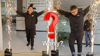 The most worrying issues when purchasing cold spark machines