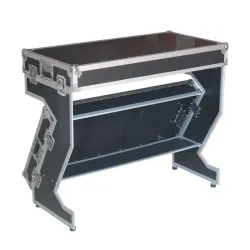 2in1 Portable Flight Case DJ Booth-1