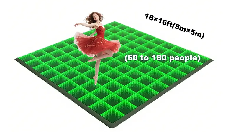 16×16ft LED dance floor(dancer) 16×16ft LED dance floor(dancer)