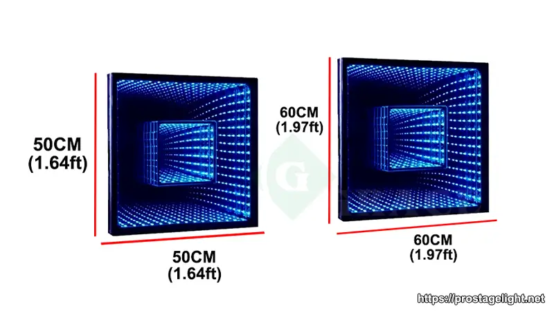 Mirror Infinity Floor – double cycle Collection(GL-MG3D50 GL-MG3D60)