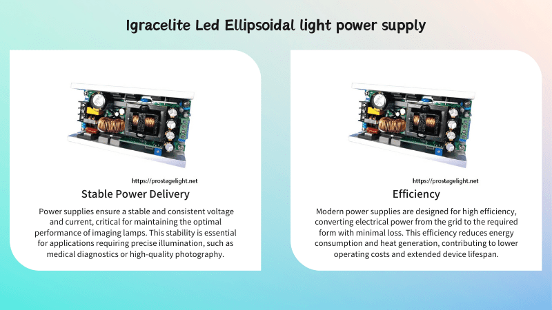 Igracelite Led Ellipsoidal light power supply