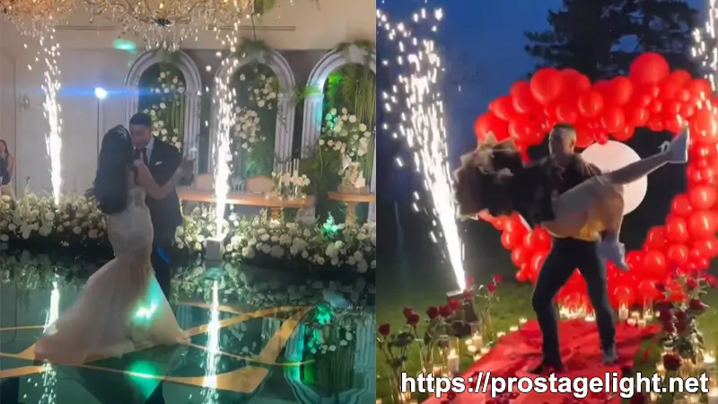 Cold Sparklers for Wedding 