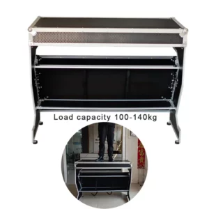 2in1 Portable Flight Case DJ Booth-3