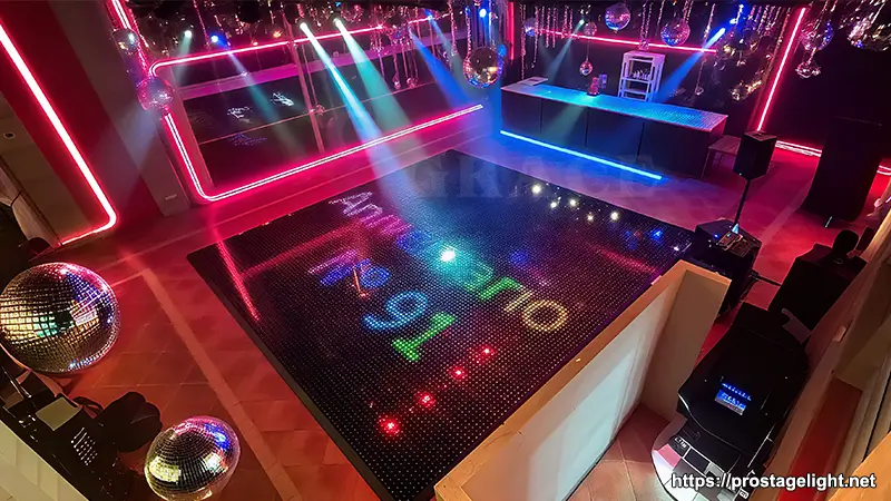 Enchanted Pixel Floor (Customizable LOGO effect)