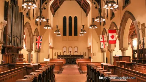 best stage lights for church_The Chapel at Royal St. George’s College, Toronto