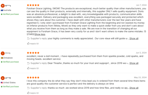 Igracelite cold spark powder feedback