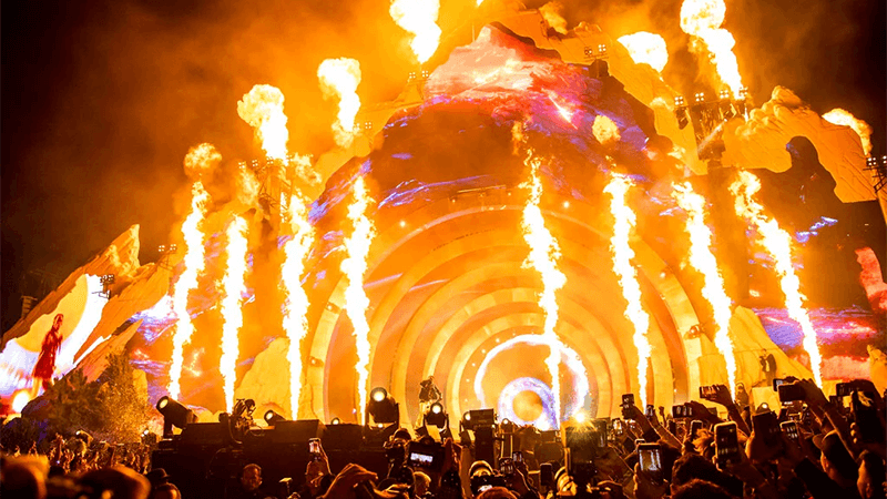 fire effects for stage special effects lights