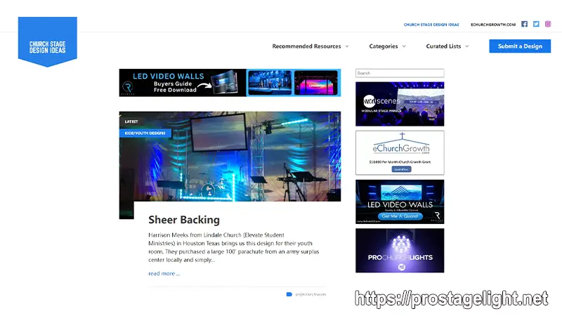 Vibrant Stage Color Design Vibrant Stage Color Design