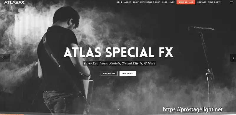 4.Atlas Special FX Cold Sparkler Fountains