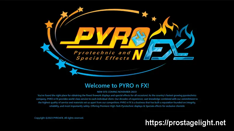 1.PyroFX Top 5 Cold Spark Machine Rentals in USA