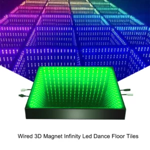 Wired 3D Magnet Infinity Led Dance Floor Tiles