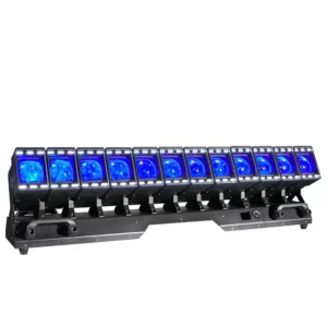 12x60W RGBW 4in1 Bar Pixel Zoom Wash With Halo Ring Beam Moving Head LED-5